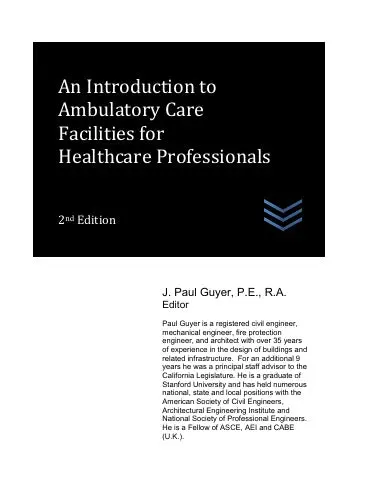 An Introduction To Ambulatory Care Facilities For Healthcare Professionals 1