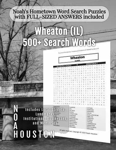 Noahõs Hometown Word Search Puzzles With Full-Sized Answers Included Wheaton (Il) 1