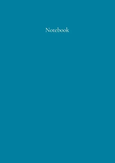 Classic A5 Notebook: Lagoon Blue. By Paper Parisa 1