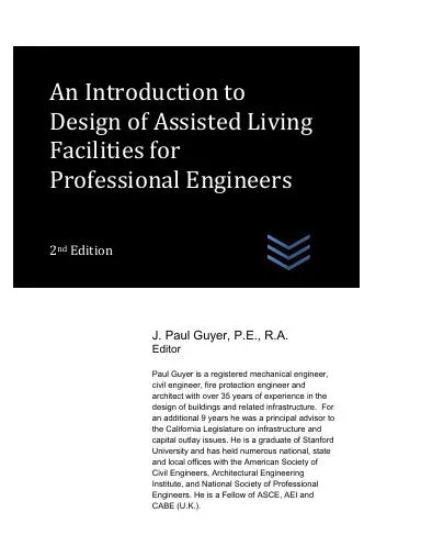 An Introduction To Design Of Assisted Living Facilities For Professional Engineers 1