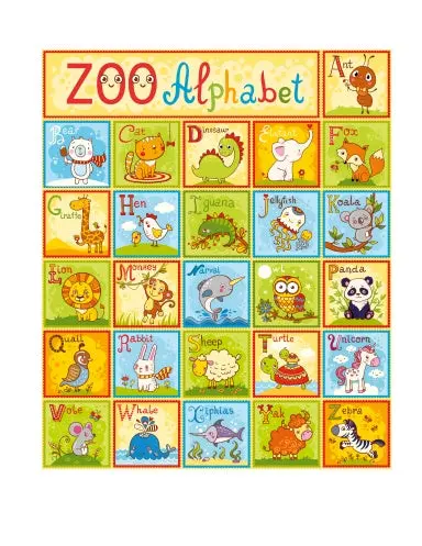 Color The Alphabet: A Children's Coloring Book Of Fun Alphabet Letters For Ages 3 Years Old And Up 1