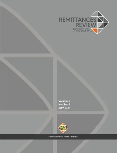 Remittances Review, Volume 6 Number 1, May 2021 1