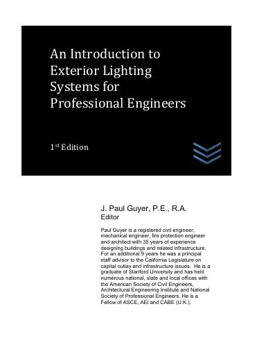 An Introduction To Exterior Lighting Systems For Professional Engineers 1