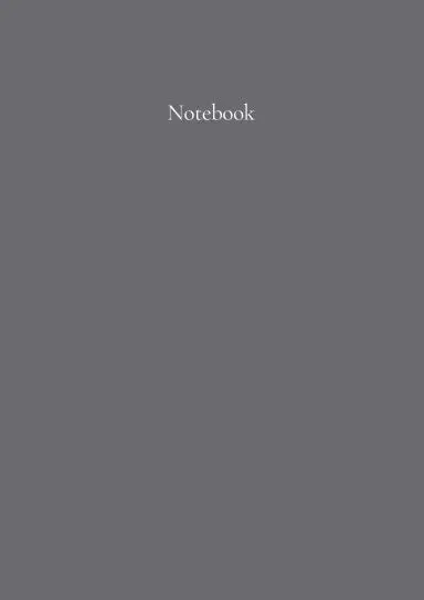 Classic A5 Notebook: Metal Grey. By Paper Parisa 1