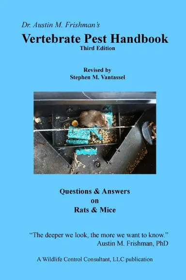Vertebrate Pest Handbook Book, 3Rd Ed 1
