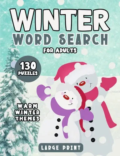 Winter Word Search For Adults Large Print 1