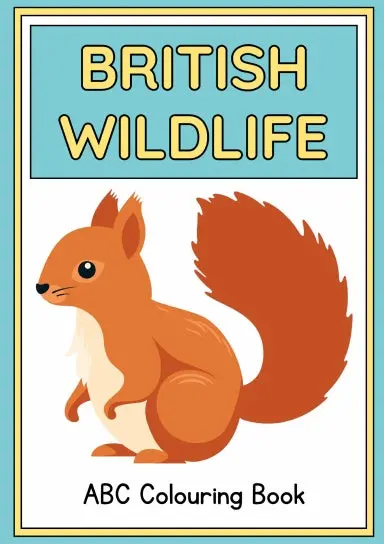 British Wildlife A To Z Colouring Book 1