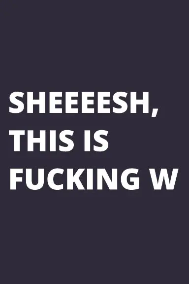 Notebook: Sheeeesh, This Is Fucking W 1