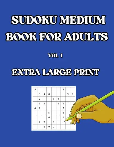 Sudoku Medium Book For Adults Vol 1 1