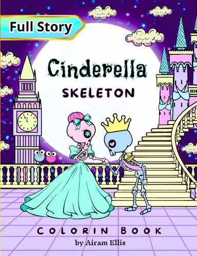 Cinderella Skeleton Coloring Book 1