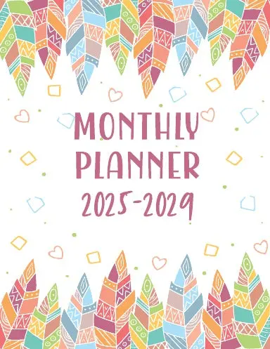 Monthly Planner 2025-2029 1