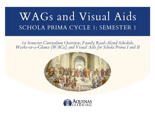 Cycle 1 Prima Wags And Visual Aids Semester 1 1