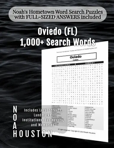 Noahõs Hometown Word Search Puzzles With Full-Sized Answers Included Oviedo (Fl) 1