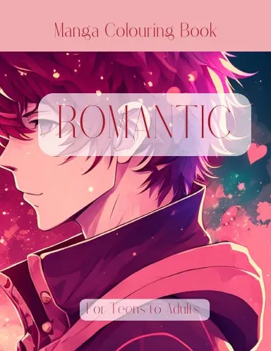 Romantic Manga Colouring Book 1