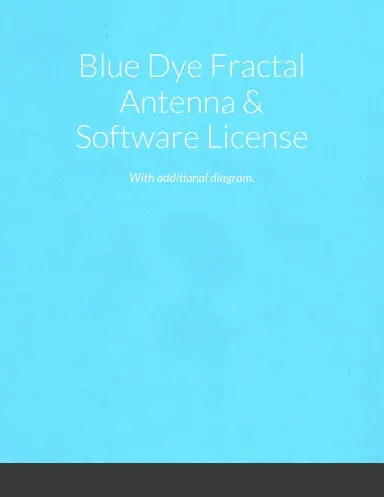 Blue Dye Fractal Antenna & Software License 1