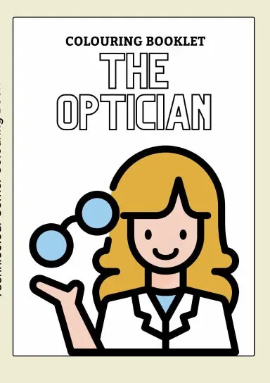 Optician Colouring Book For Waiting Rooms 1