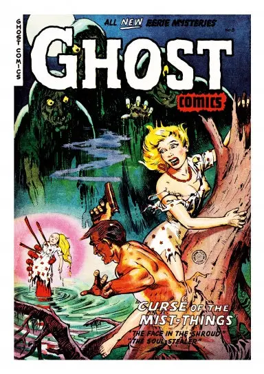 All New Eerie Mysteries Ghost Comics Pre Code Horror Graphic Novel And Magazine 1