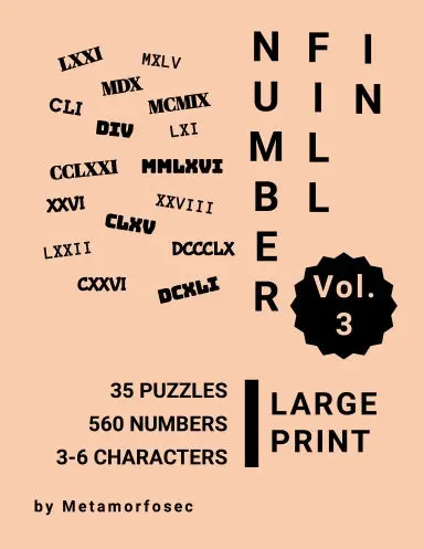 Number Fill In Volume 3 1