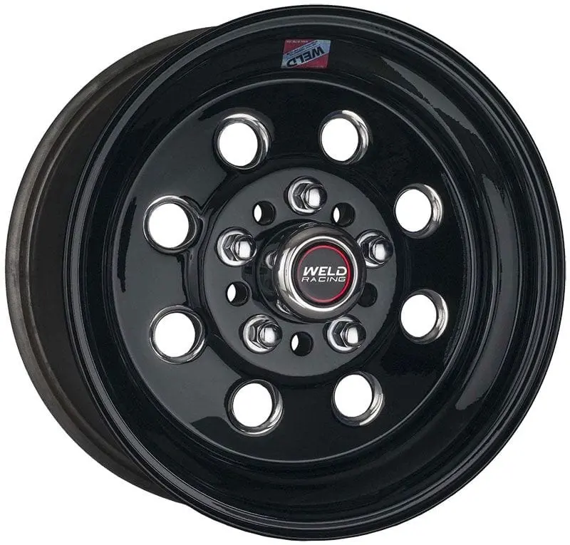 Draglite We90B-56346 15X6-Inch Black Finish Drag Racing Wheel 1