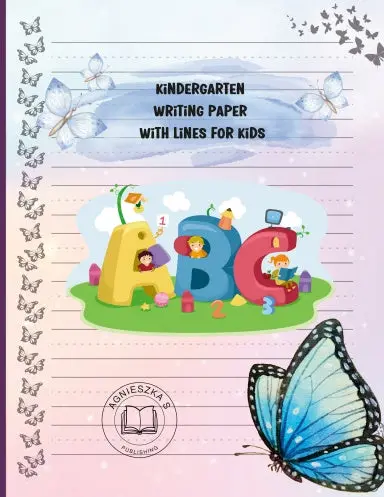 Kindergarten Writing Paper With Lines For Kids 1