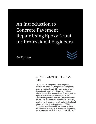 An Introduction To Concrete Pavement Repair Using Epoxy Grout For Professional Engineers 1