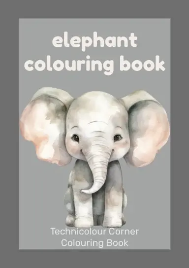 Elephant Colouring Book 1