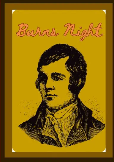 Rabbie Burns Night Colouring Book 1