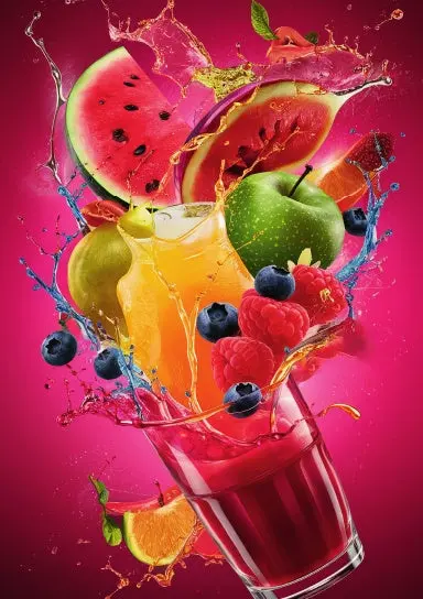 A5 Notebook, Journal | College Ruled Lined Paper | 120 Pages/60 Sheets | Fresh And Juicy Fruits No. 2 1