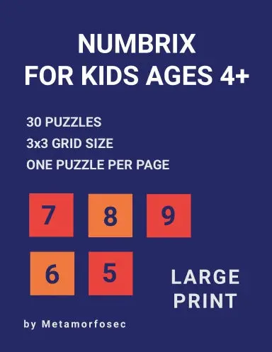 Numbrix For Kids Ages 4+ 1