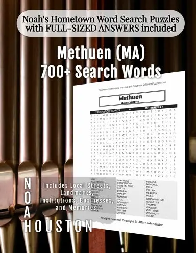 Noahõs Hometown Word Search Puzzles With Full-Sized Answers Included Methuen (Ma) 1