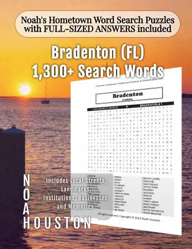 Noahõs Hometown Word Search Puzzles With Full-Sized Answers Included Bradenton (Fl) 1