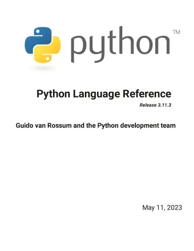 Python Language Reference Release 3.11.3 1