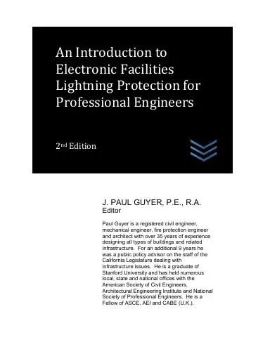 An Introduction To Electronic Facilities Lightning Protection For Professional Engineers 1