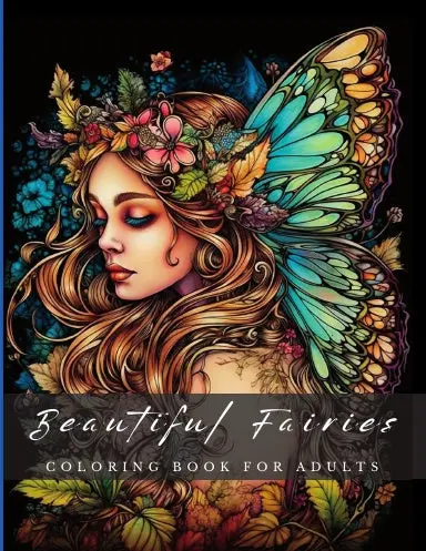 Beautiful Fairies Adult Coloring Book 1