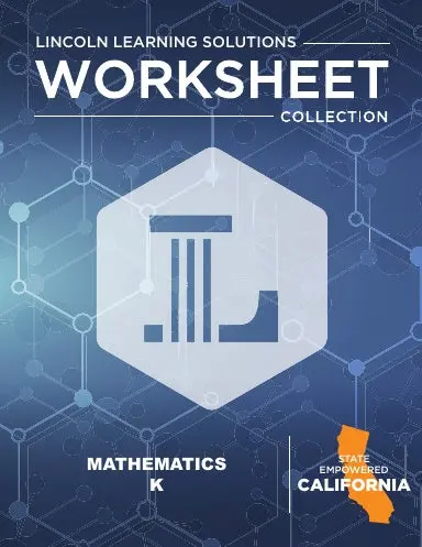 Ca Mathematics K - Worksheet Collection 1