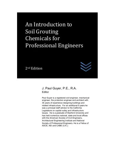 An Introduction To Soil Grouting Chemicals  For Professional Engineers 1