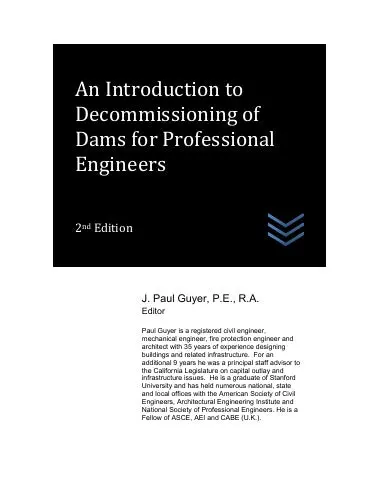 An Introduction To Decommissioning Of Dams For Professional Engineers 1