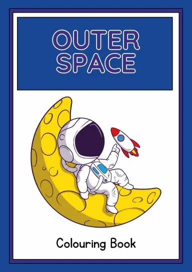 Outer Space Colouring Book 1