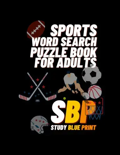 Sports Word Search Puzzle Book For Adults 1