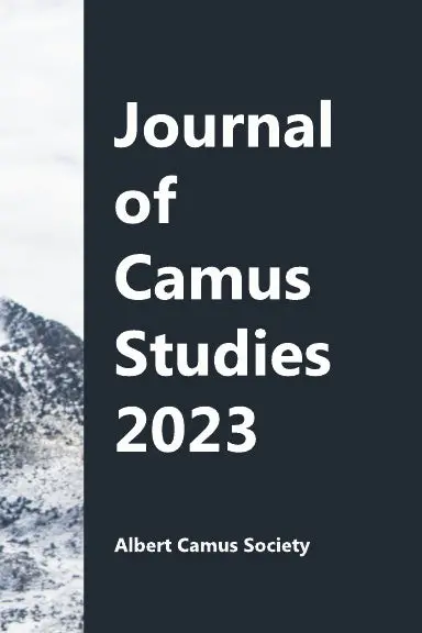 Journal Of Camus Studies 2023 1