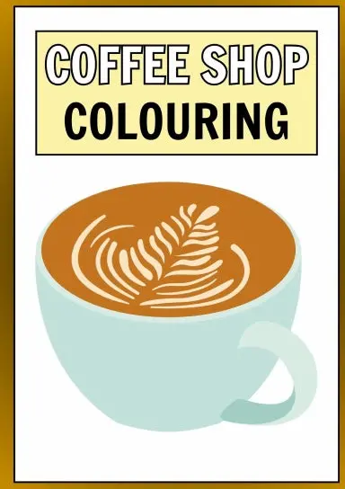 Coffee Shop Colouring Book 1