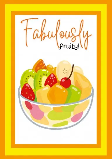 Fruit Colouring Book 1