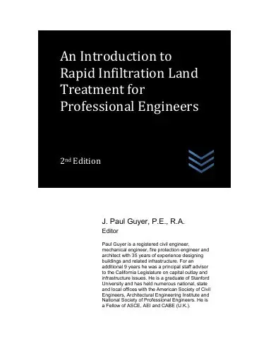 An Introduction To  Rapid Infiltration Land Treatment For Professional Engineers 1
