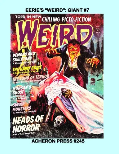 Eerie's "Weird" Giant Volume 7 Softcover B&W 1