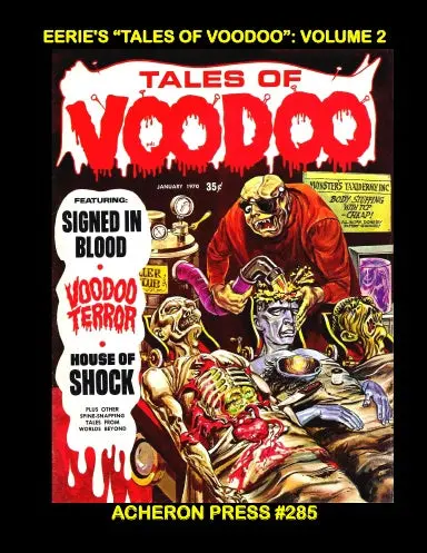 Eerie's "Tales Of Voodoo" Volume 2 Softcover B&W 1