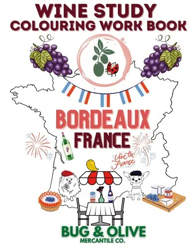 Bug & Olive Bordeaux Colouring Book 1