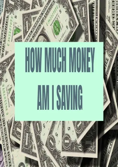 How Much Money Am I Saving 1