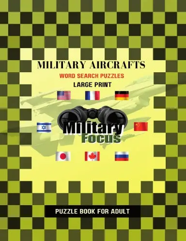 Military Aircrafts Word Search Puzzles - Large Print 1