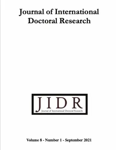Journal Of International Doctoral Research (Jidr), Volume 8, Number 1, 2021 1