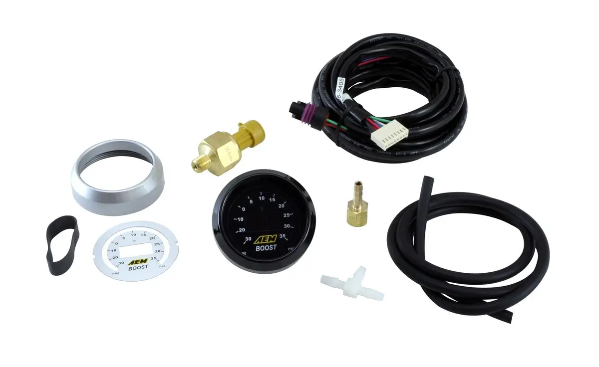 Aem 30-4406 Digital Display Gauge With Programmable Warning Features 1